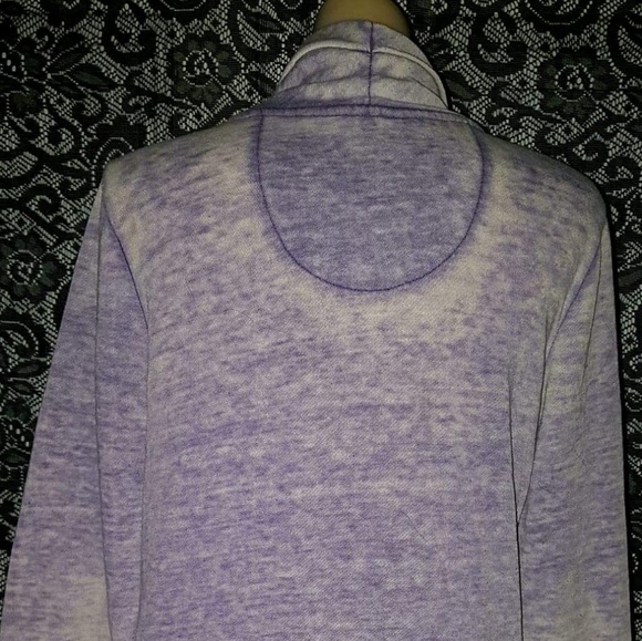 💜 FOX RIDERS RARE A+SOFT PURPLE VINTAGE PULLOVER - Picture 5 of 7